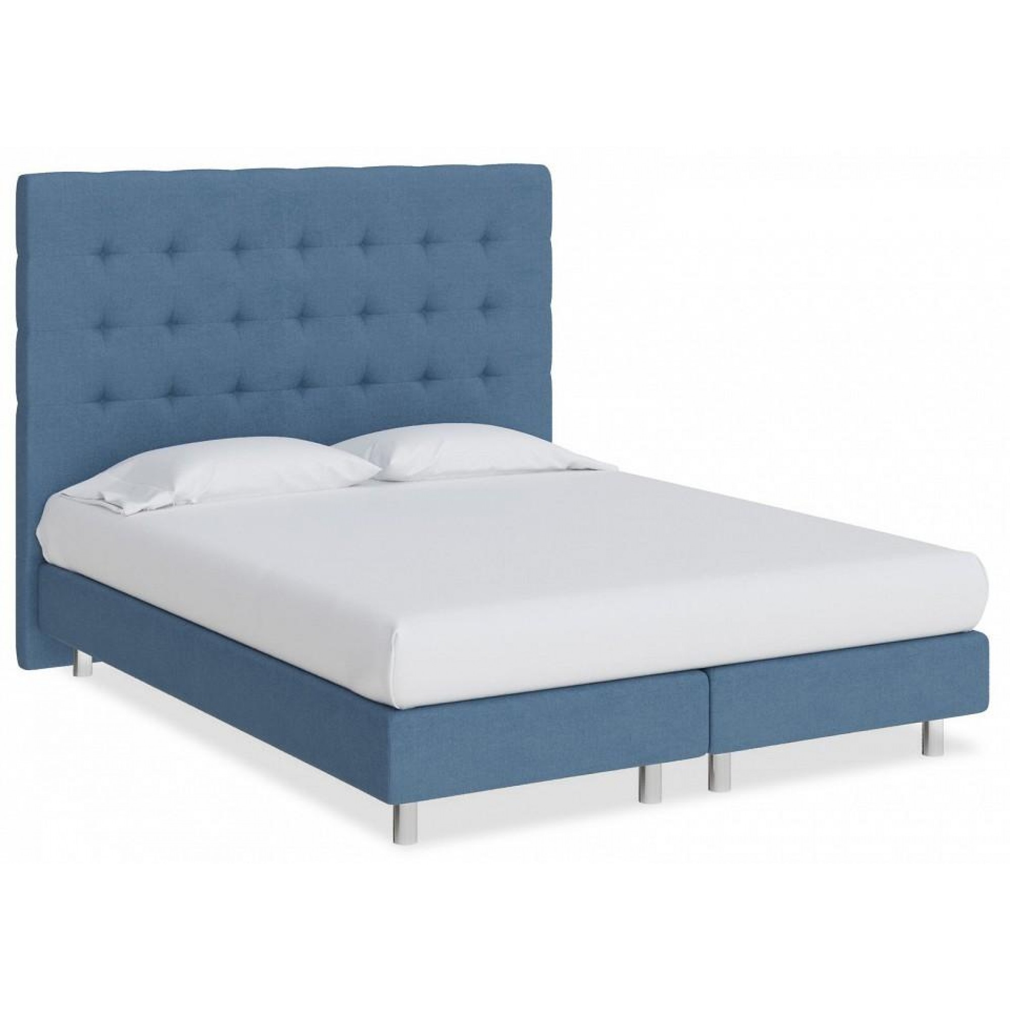 Кровать двуспальная Madrid Boxspring Elite  ORM_160-200-MadridBoxspringElite-TetraBlue