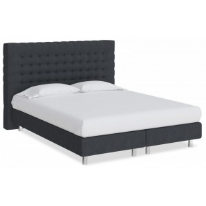 Кровать двуспальная Tallinn Boxspring Elite  ORM_160-200-TallinnBoxspringElite-TetraGraphite