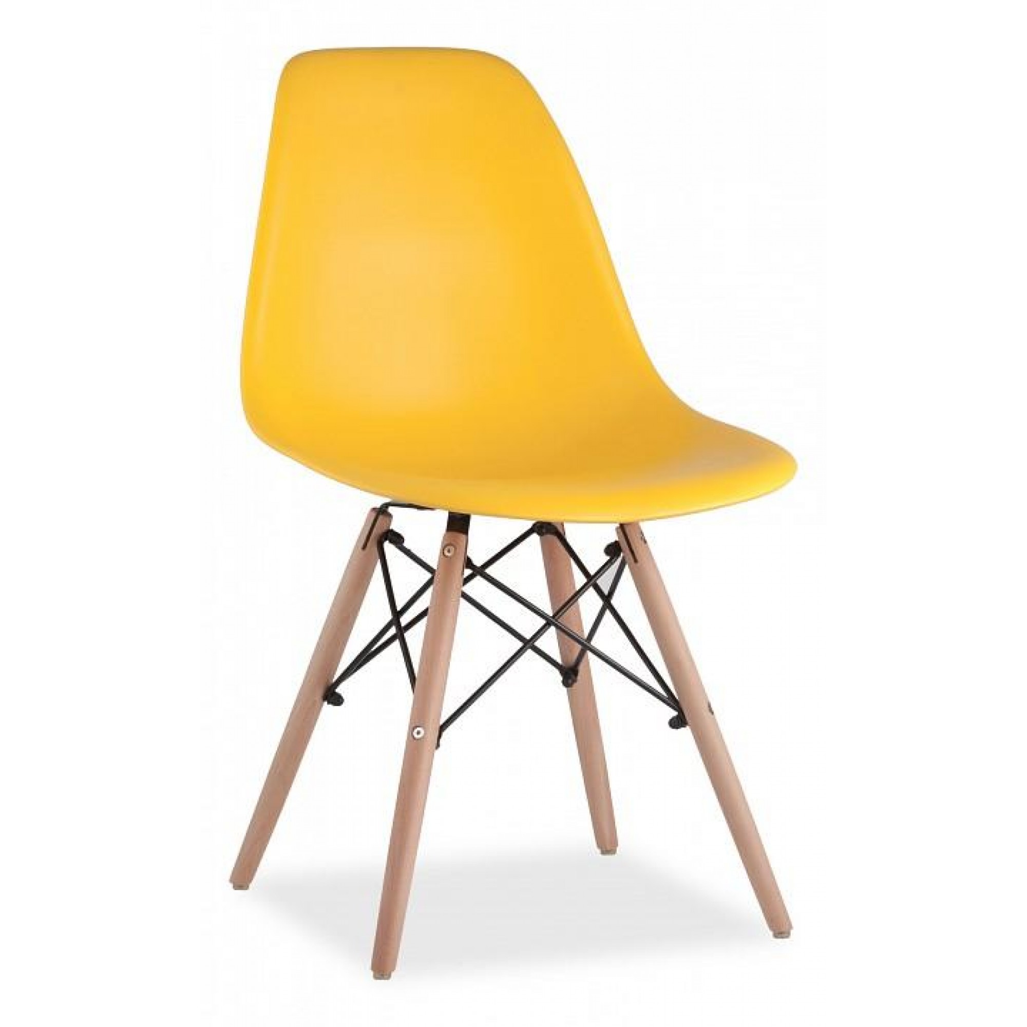 Стул Eames Wood    SGR_8056PP_YELLOW