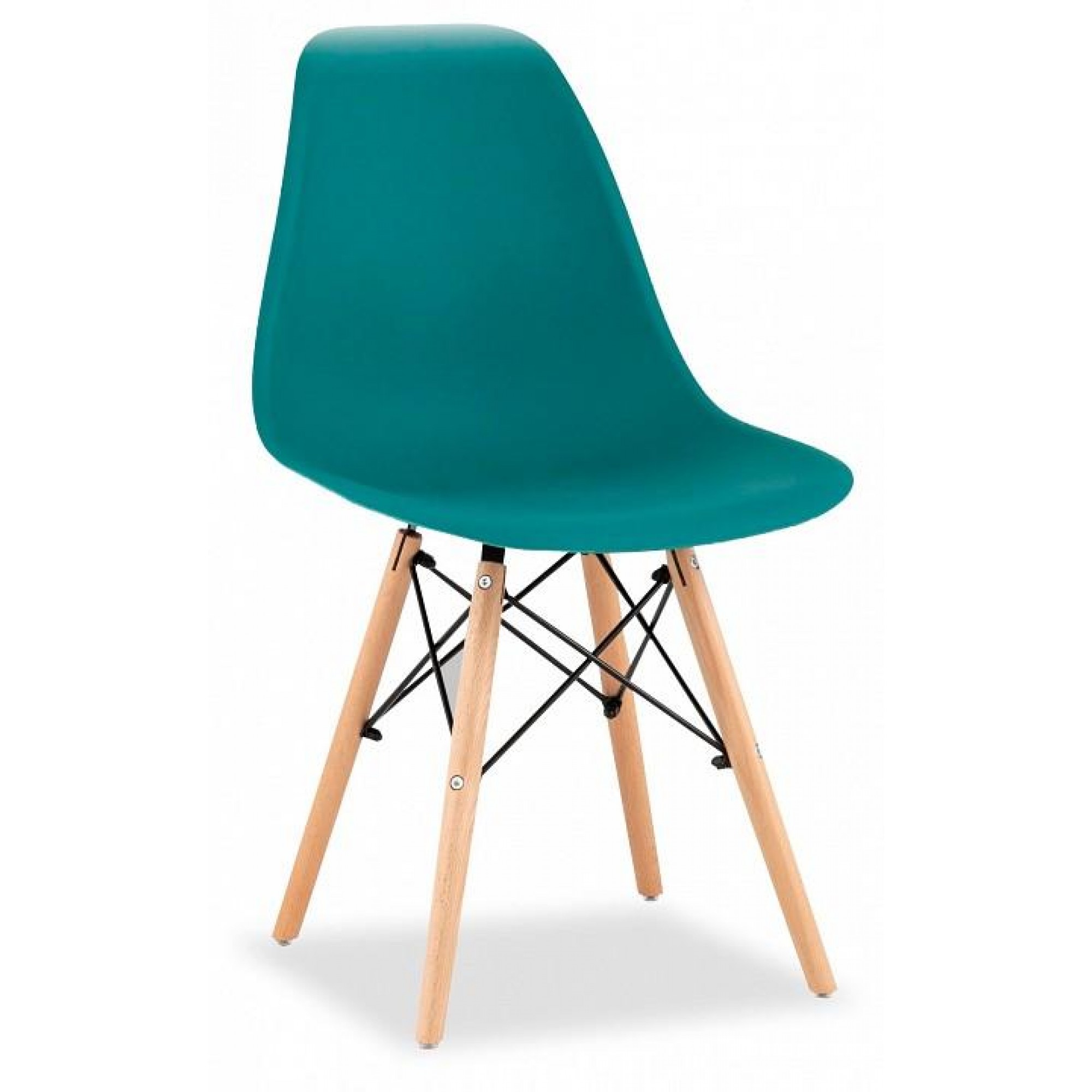 Набор из 4 стульев Eames    SGR_Y801-dark-green-X4