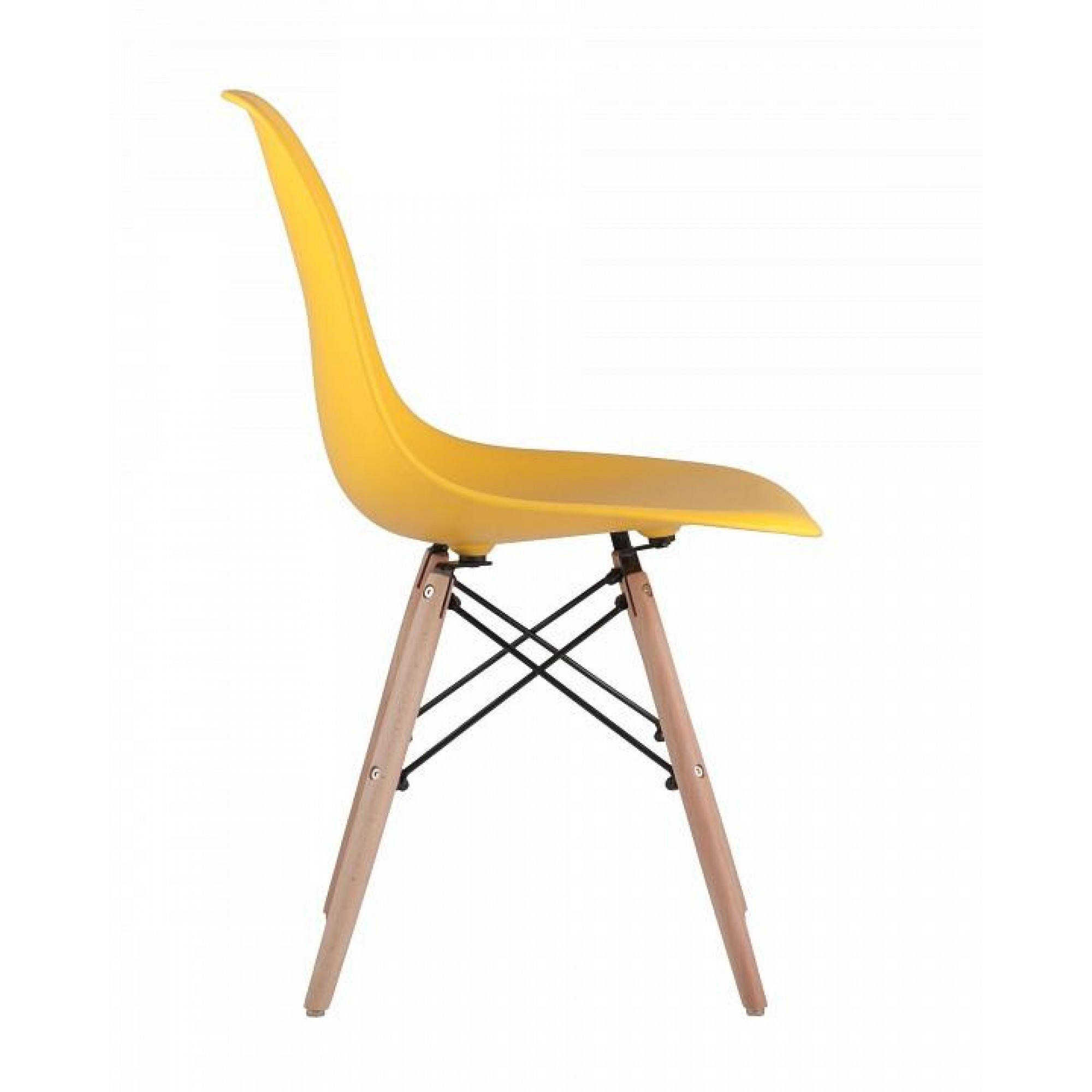 Стул Eames Wood    SGR_8056PP_YELLOW