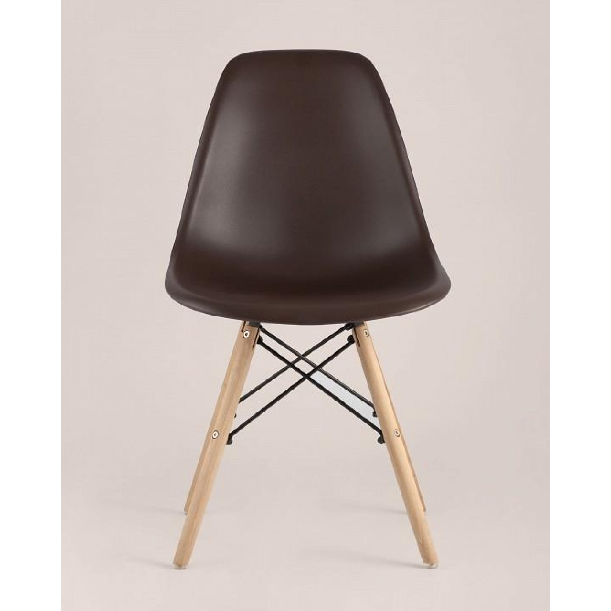 Набор из 4 стульев Eames    SGR_8056PP-BROWN-X4