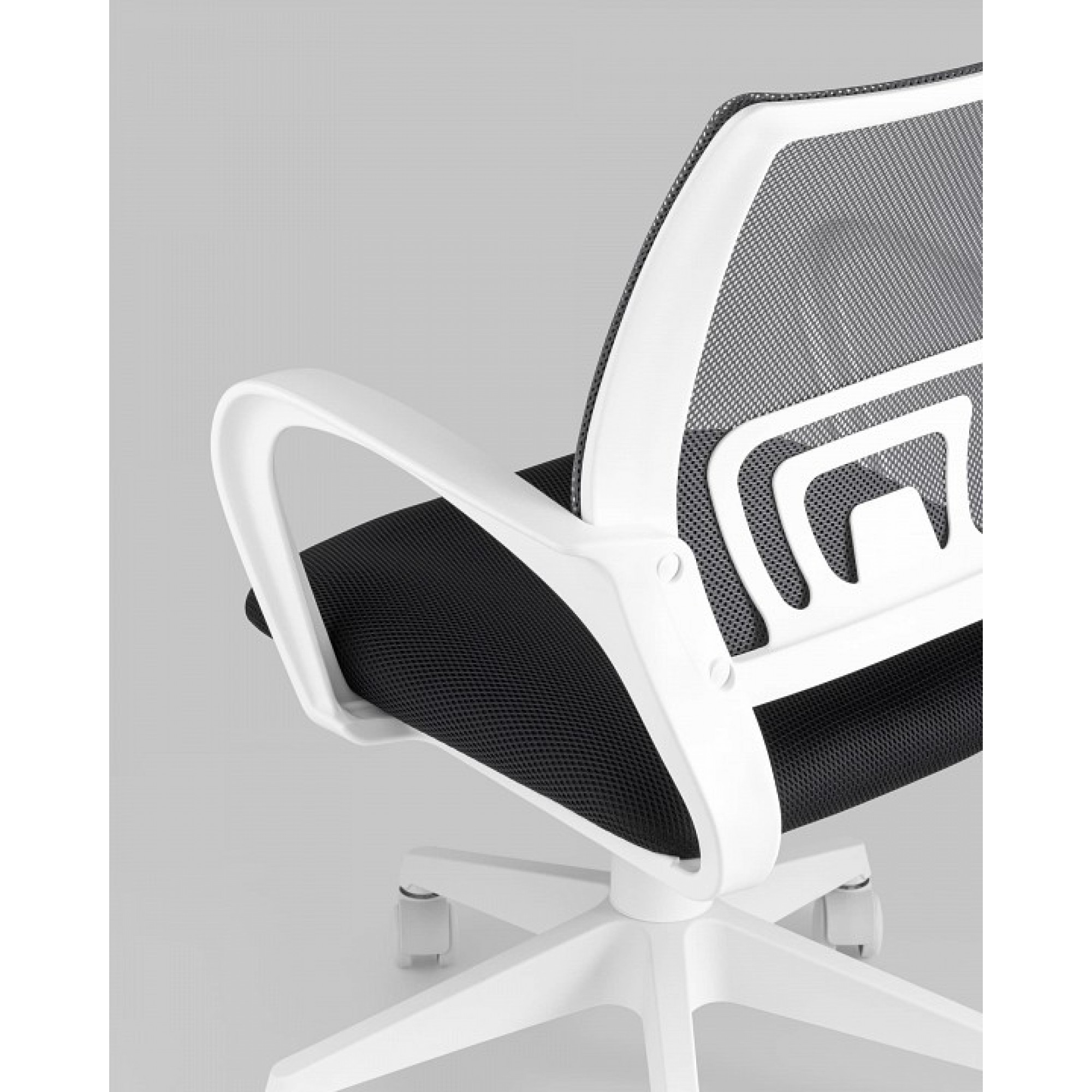 Кресло компьютерное TopChairs ST-BASIC-W    SGR_ST-BASIC-W-DG-TW-12