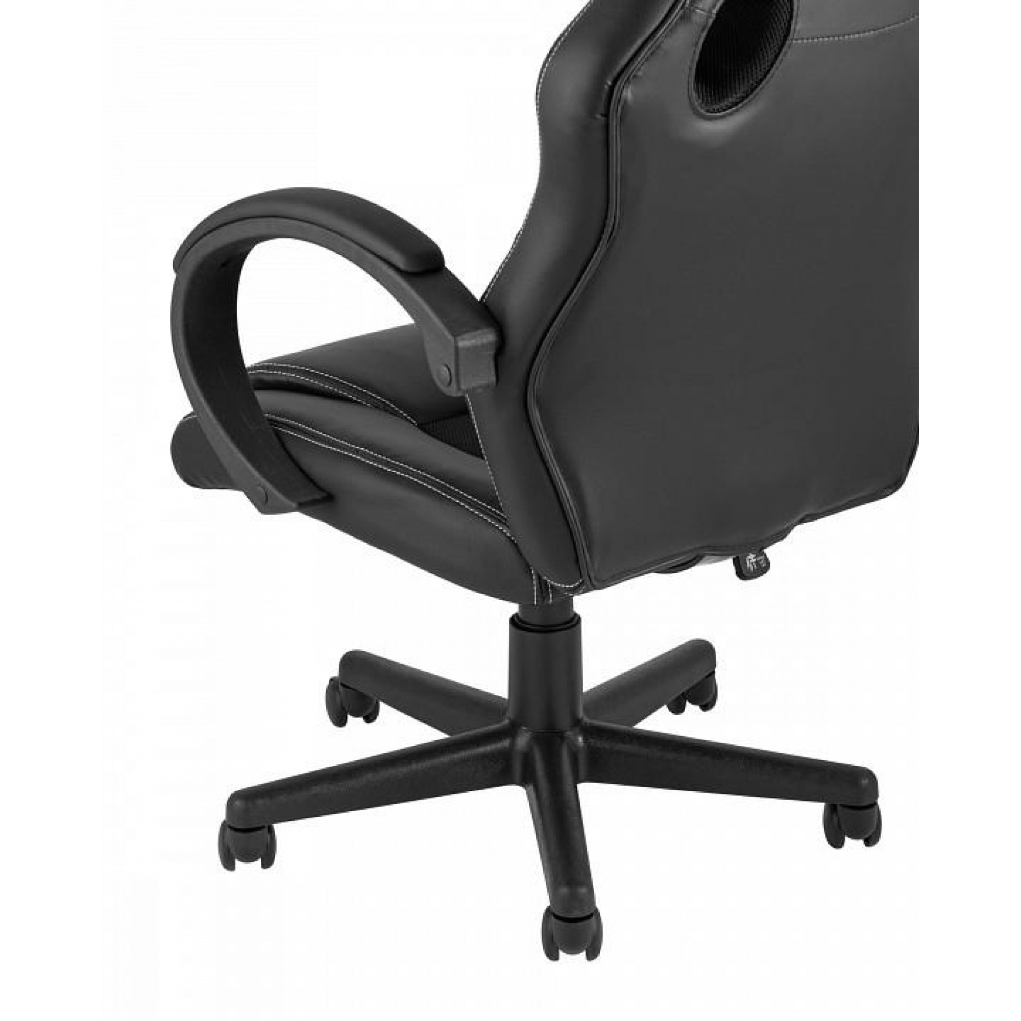 Кресло игровое TopChairs Renegade черный 630x700x1090-1190(SGR_SA-3002_black)