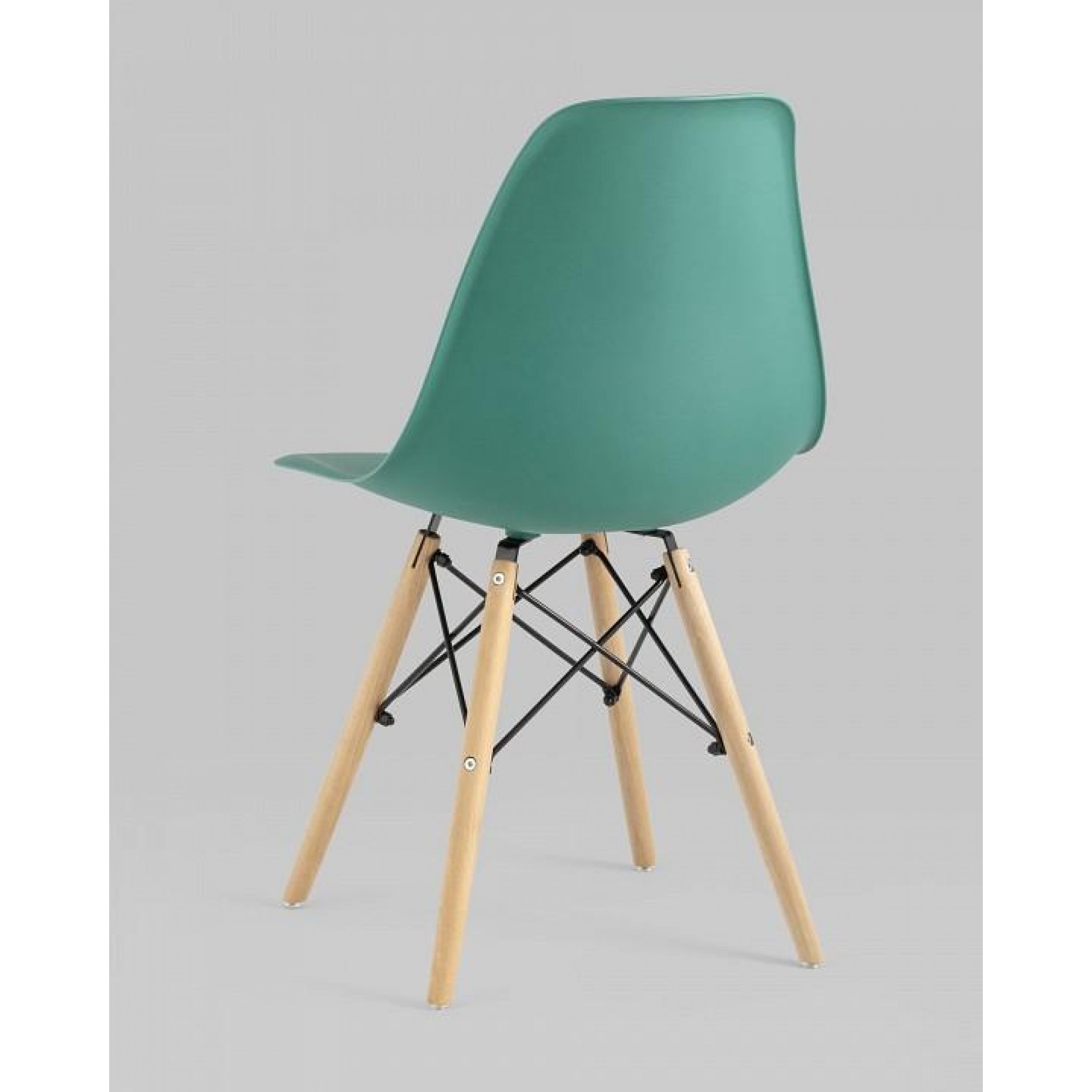 Набор из 4 стульев Eames    SGR_Y801-greyish-green-X4