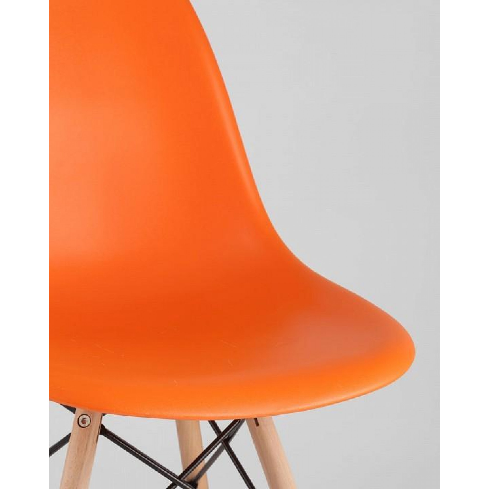 Набор из 4 стульев Eames    SGR_8056PP-ORANGE-X4