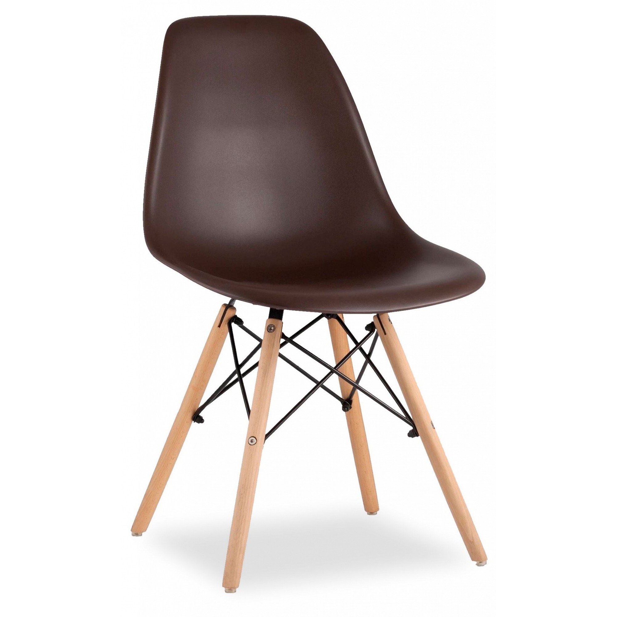 Стул Eames    SGR_8056PP-BROWN-66009