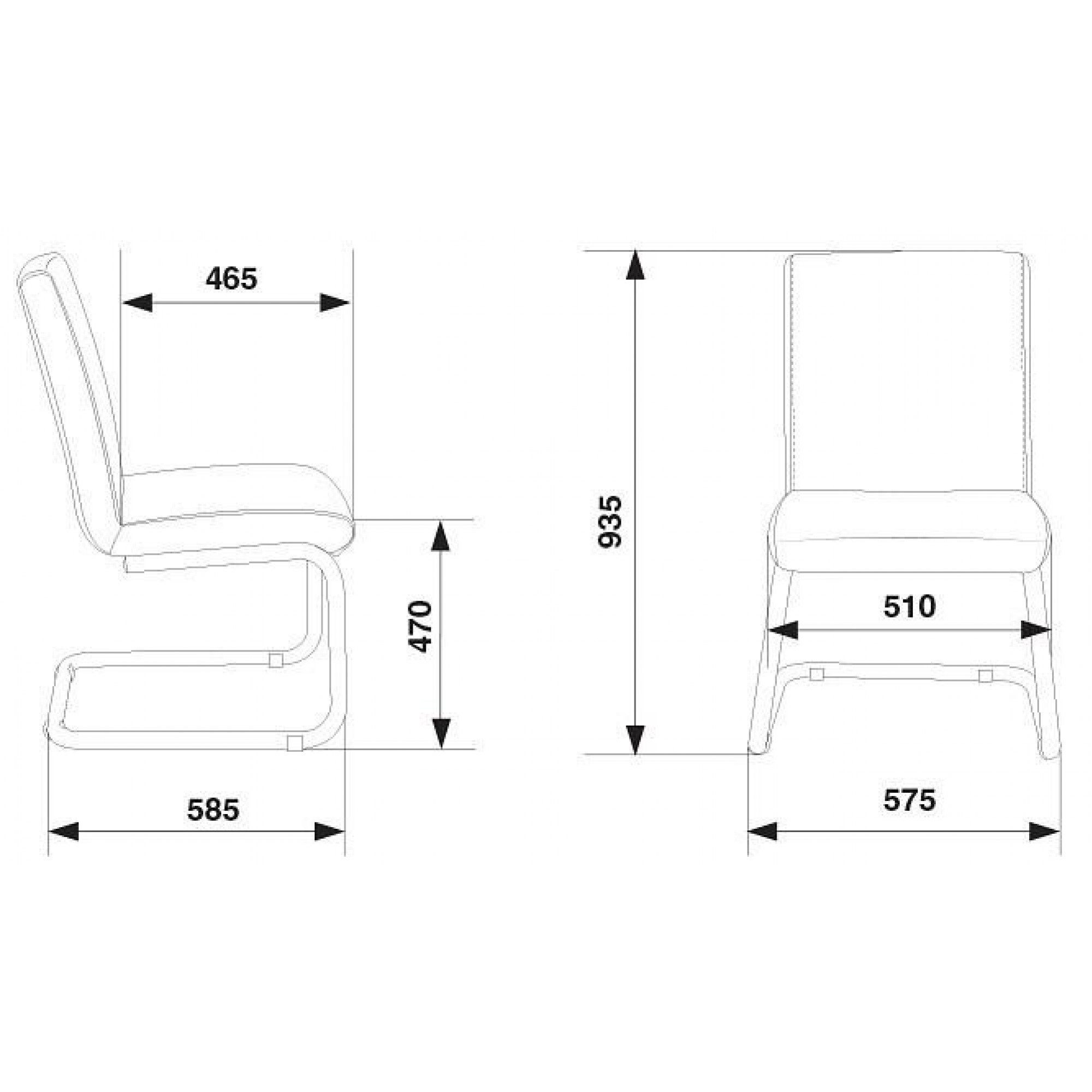 Стул CH-250-V/BLACK    BUR_1098331