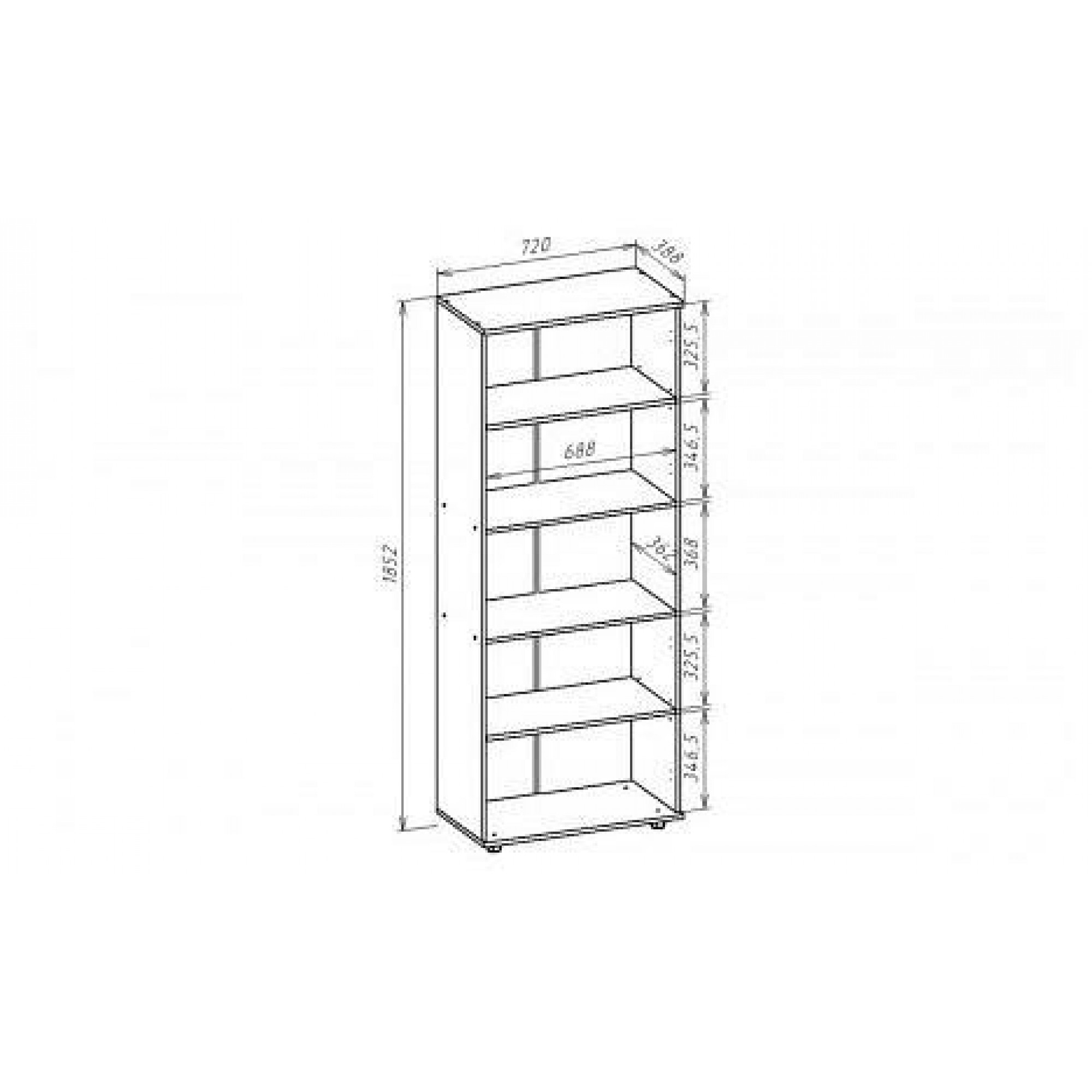 Шкаф для белья С222    JZZ_S-222BS