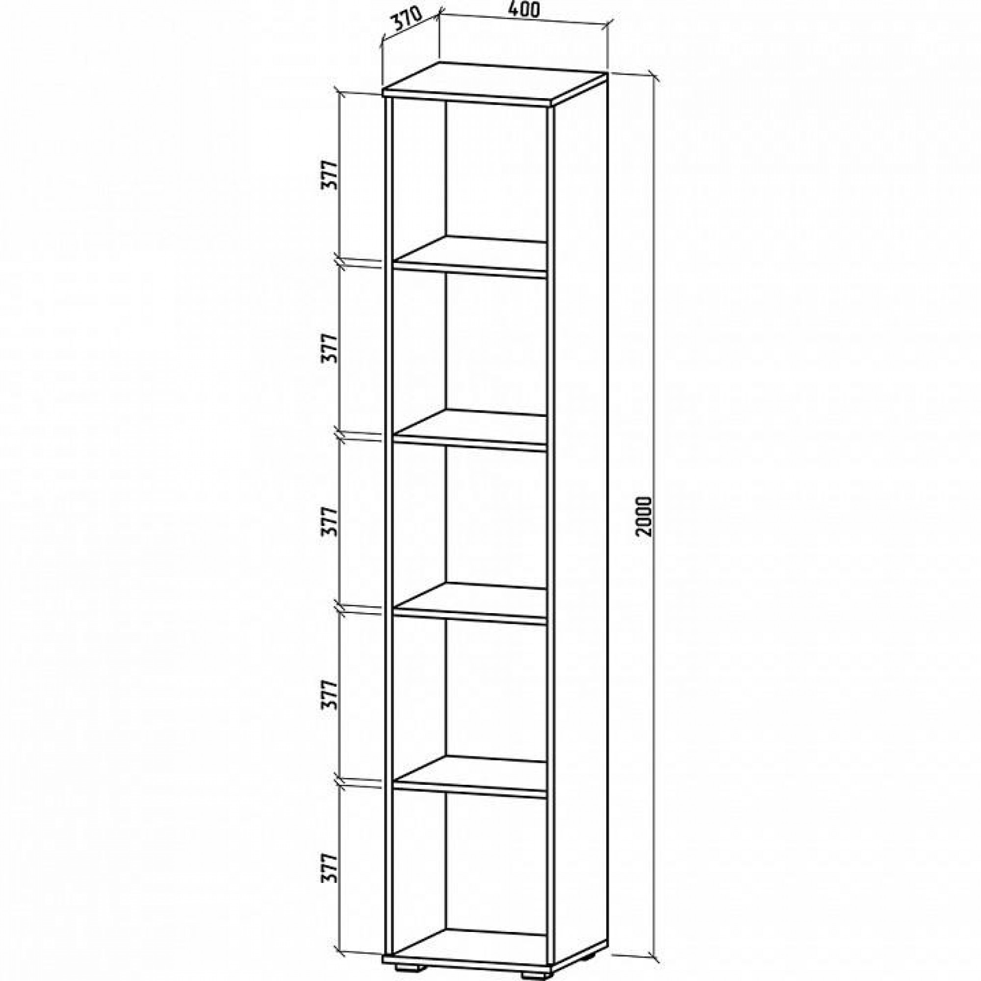 Шкаф для белья Тунис-1    MAS_SHT-1B-BEL