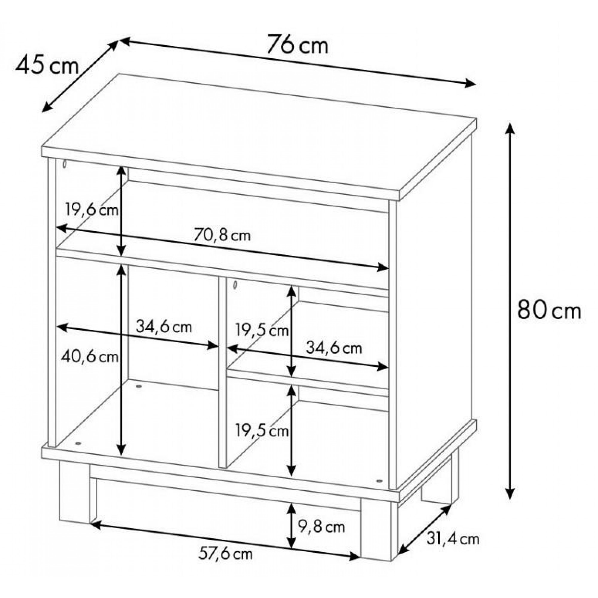 Стеллаж Polini kids Simple 3400    TPL_0002612_9