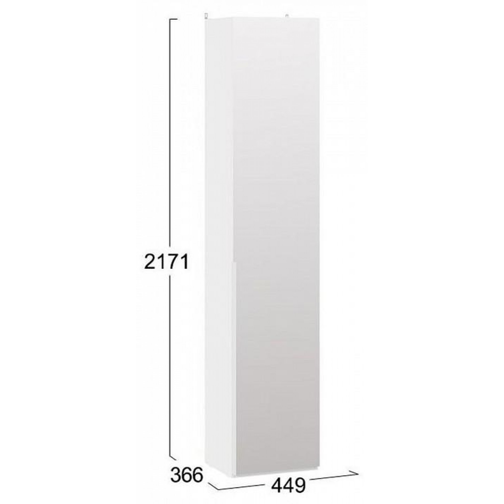 Шкаф для белья Порто СМ-393.07.212    TRI_247970